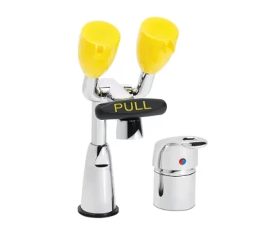 Compact Emergency Eyewash Station for Space-Efficient Laboratory Safety - Model 3